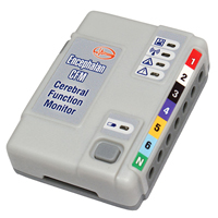 External view of autonomous patient transceiver-recorder ABP-5