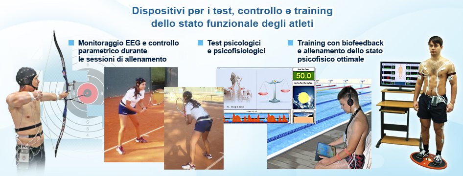 Dispositivi per i test, controllo e training dello stato funzionale degli atleti