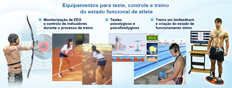 Equipamentos para teste, controle e treino do estado funcional de atleta